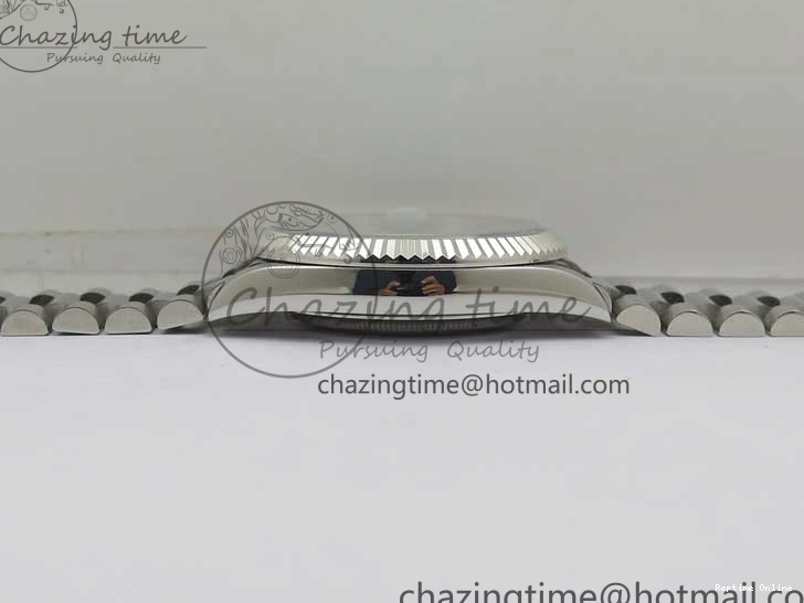 0501 WaterResistant Day Date 40 SS Bp Maker 1:1 Best Edition Tiffany Blue Roman Dial on SS Bracelet A 2549